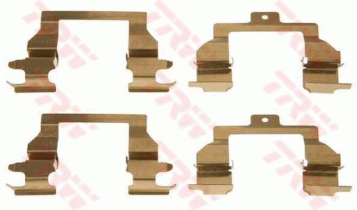 Zestaw montażowy klocków hamulcowych TRW PFK460 441291000