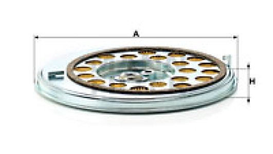 Filtr hydrauliczny, automatyczna skrzynia biegów MANN-FILTER H1810/1 H18101