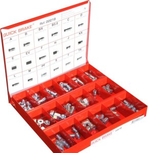 ZESTAW NAKRĘTEK I ZŁĄCZEK - 91 ELEMENTÓW