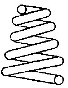 Sprężyna zawieszenia SACHS 997 031 4813142010