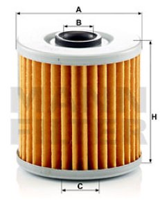FILTR OLEJU MANN-FILTER MH66 MH66X KAWASAKI  MOTOCYKLE