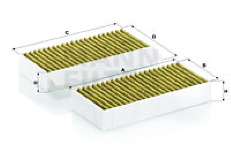 Filtr powietrza kabinowy DB MANN-FILTER FP260282