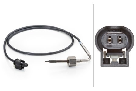 CZUJNIK, TEMPERATURY SPALIN HELLA 6PT014494091 0071539128 MERCEDES