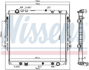 CHŁODNICA SILNIKA TOYOTA