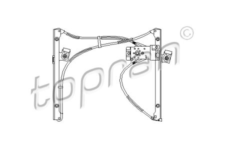 PODN.SZYBY PRZ LE ELE VW POLO 94- 3D