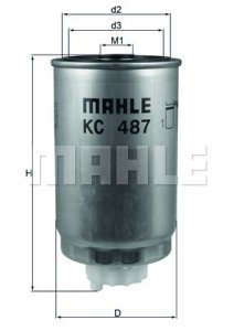 Filtr paliwa CHRYSLER DODGE FIAT JEEP MAHLE KC487 