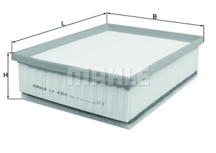 Filtr powietrza FIAT OPEL RENAULT MAHLE LX4068 