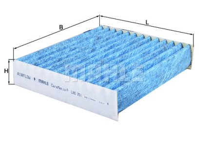 FILTR KABINY  MAHLE LAO251 MITSUBISHI SMART