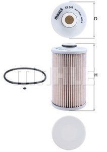 Filtr paliwa HONDA MAHLE KX344D 