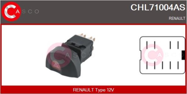 PRZELACZNIK AWARYJNYCH 9PIN