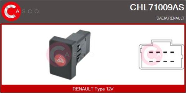 PRZELACZNIK AWARYJNYCH 8PIN