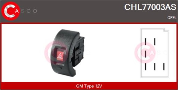 PRZELACZNIK AWARYJNYCH 6PIN