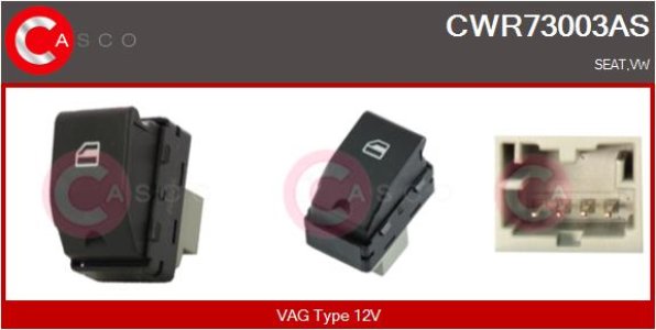 PRZELACZNIK PODNOSNIKA SZYBY L/P 4PIN