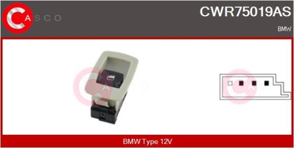 PRZELACZNIK PODNOSNIKA SZYBY PP 3PIN