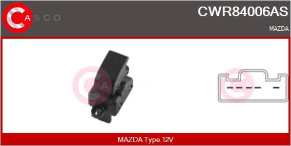 PRZELACZNIK PODNOSNIKA SZYBY PP 5PIN