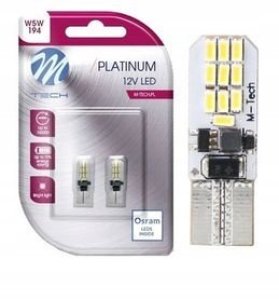 ZAROWKA LED 12V W5W 2W BIALA 20XSMD3014