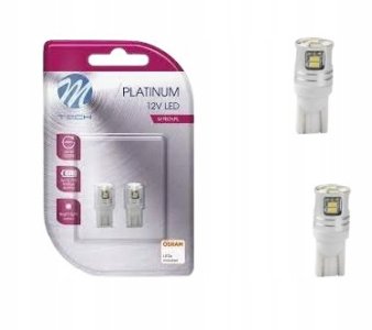 ZAROWKA LED 12V W5W 1W BIALA 1X HP LED