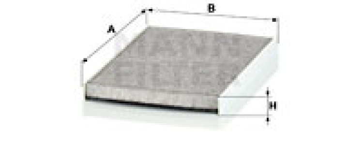 Filtr kabiny węglowy MANN-FILTER CUK32008 