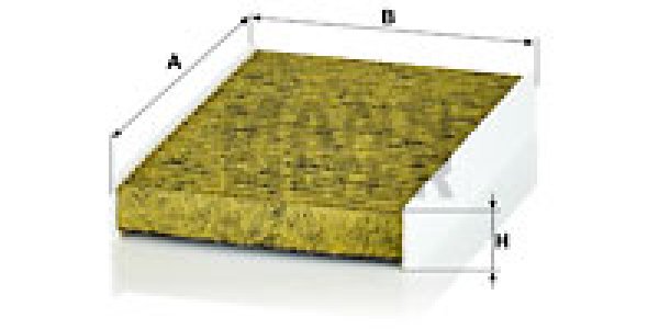 FILTR KABINY WEGLOWY Z POLIFENOLEM MANN-FILTER FP26006 