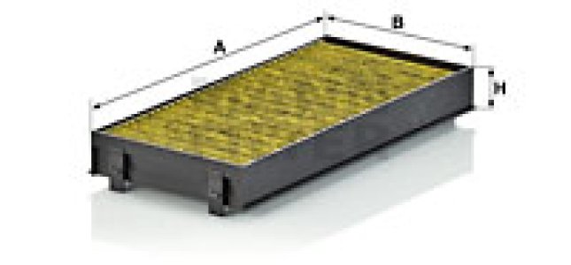 FILTR KABINY WĘGLOWY Z POLIFENOLEM MANN-FILTER FP2941 2 