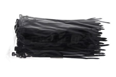 OPASKA PLASTIKOWA 4X150 (1 OPAK. = 100 SZT) CZARNA