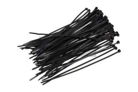 OPASKA PLASTIKOWA 4X200 (1 OPAK. = 100 SZT) CZARNA