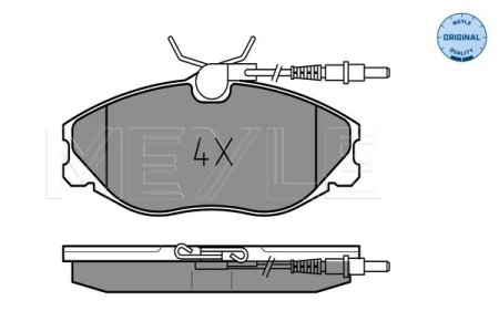 KLOCKI HAM. PEUGEOT P. 406 95-04 Z CZUJNIKIEM