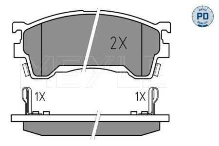 KLOCKI HAM. MAZDA P. 626 91-/ PROBE