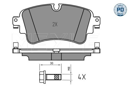 KLOCKI HAM. AUDI T. A4/A5/Q5/Q7 1,4-3,0 15-