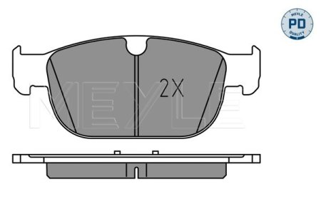 KLOCKI HAM. VOLVO P. S90/V90/XC60/XC90 1,5-2,0 14-