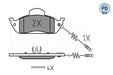 KLOCKI HAM. DB P. W163 ML