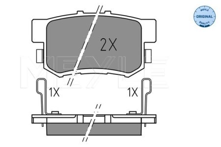 KLOCKI HAM. HONDA T. CR-V/STREAM 1,7-2,0 01-