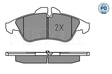 KLOCKI HAM. DB P. SPRINTER 208-314 95-/VITO 10