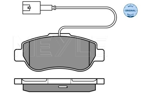 KLOCKI HAM. FIAT P. PANDA 1,3JTD 03- Z CZUJNIKIEM