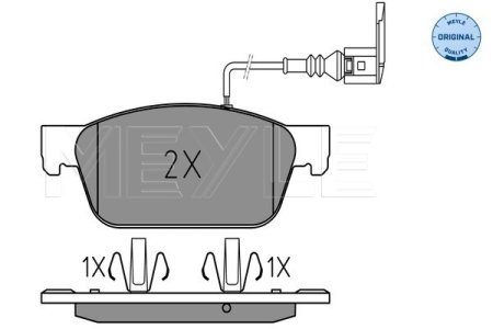 KLOCKI HAM. VW P. T5 03- Z CZUJNIKIEM