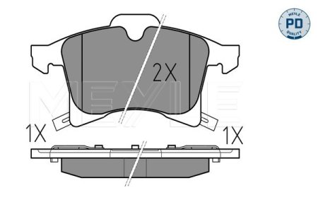 KLOCKI HAM. OPEL P. MERIVA 1,6-1,8 03-