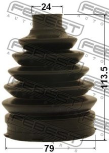 OSŁONA PRZEGUBU TOYOTA/FORD 114X25X79