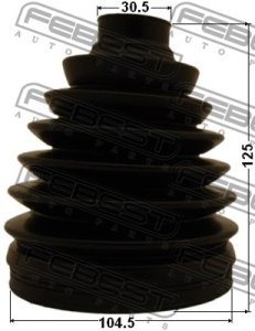 OSŁONA PRZEGUBU TOYOTA HILUX III 104,5X125X30,5