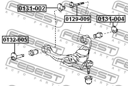 PODKŁADKA ŚRUBY WAH. (MIMOŚRODOWA) LEXUS GX470 UZJ120 2002.11-2009.08 [US]