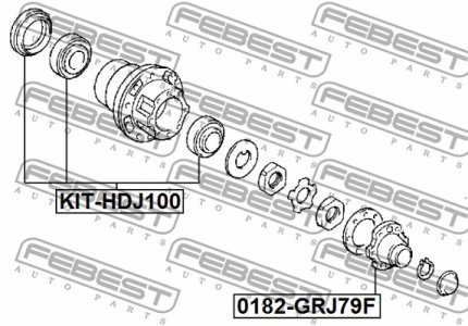 PIASTA KOŁA TOYOTA P. LAND CRUISER LEXUS LX470