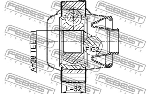 PRZEGUB WEW. INFINITI 28X94 DB G-CLASS