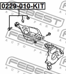 ŚRUBA WAHACZA (MIMOŚRODOWA) INFINITI G35 V35 2002.01-2007.06 [CA]