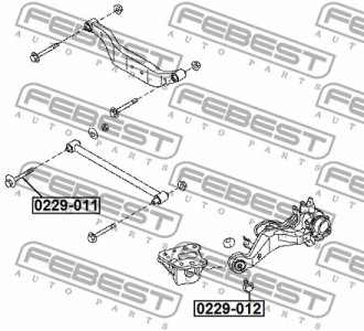 ŚRUBA WAHACZA NISSAN SERENA C24 1999.06-2005.05