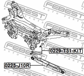 ŚRUBA WAHACZA (MIMOŚRODOWA) INFINITI Q50 V37 2013.05- [CA]
