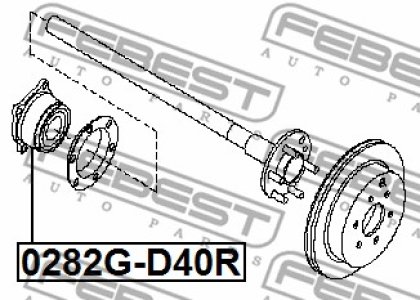 ŁOŻYSKO KOŁA NISSAN T. FRONTIER/XTERRA