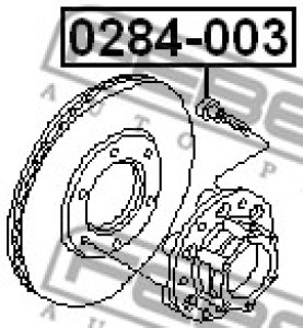 SZPILKA KOŁA NISSAN PATROL 88-