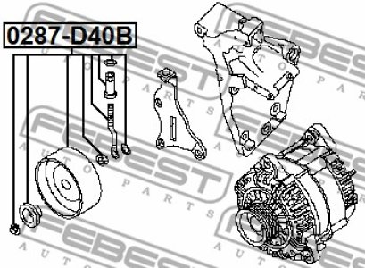 ROLKA PASKA WIELOROWK. NISSAN NAVARA/PATHFINDER 2,5DCI