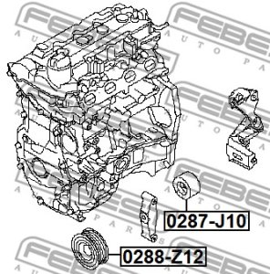 ROLKA PASKA WIELOROWK. NISSAN MICRA C+C (K12)