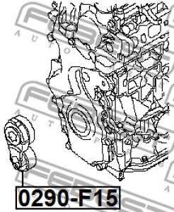 NAPINACZ PASKA WIELOROWK. NISSAN JUKE 1,6DIG-T