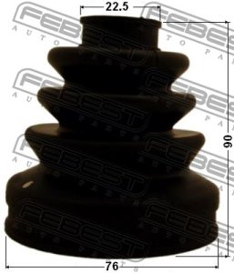 OSŁONA PRZEGUBU HYUNDAI WEW. 84X22.2X75.5